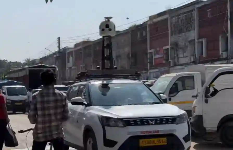 Picture of a Apple Car spotted in Chandigarh, India on October 15, 2024.