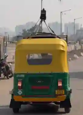 Picture of a Google Car spotted in Surat, Gujarat, India on January 27, 2025.