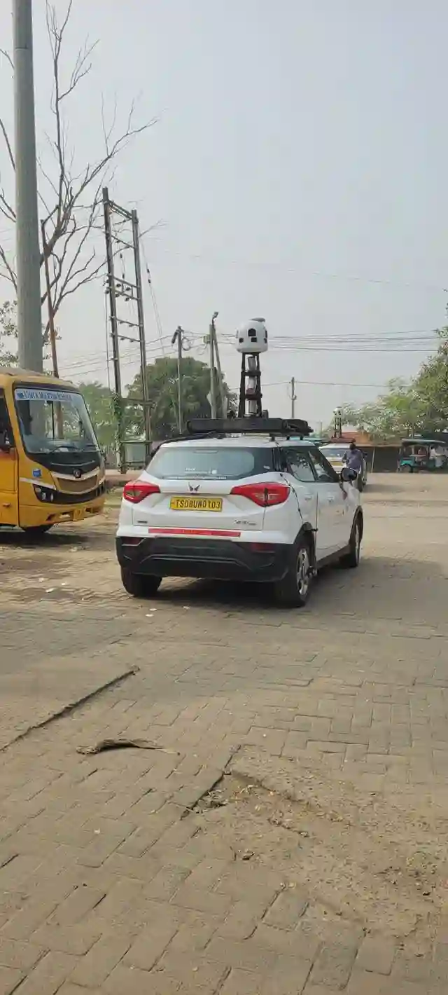 Picture of a Apple Car spotted in West Bengal, India on November 26, 2024.
