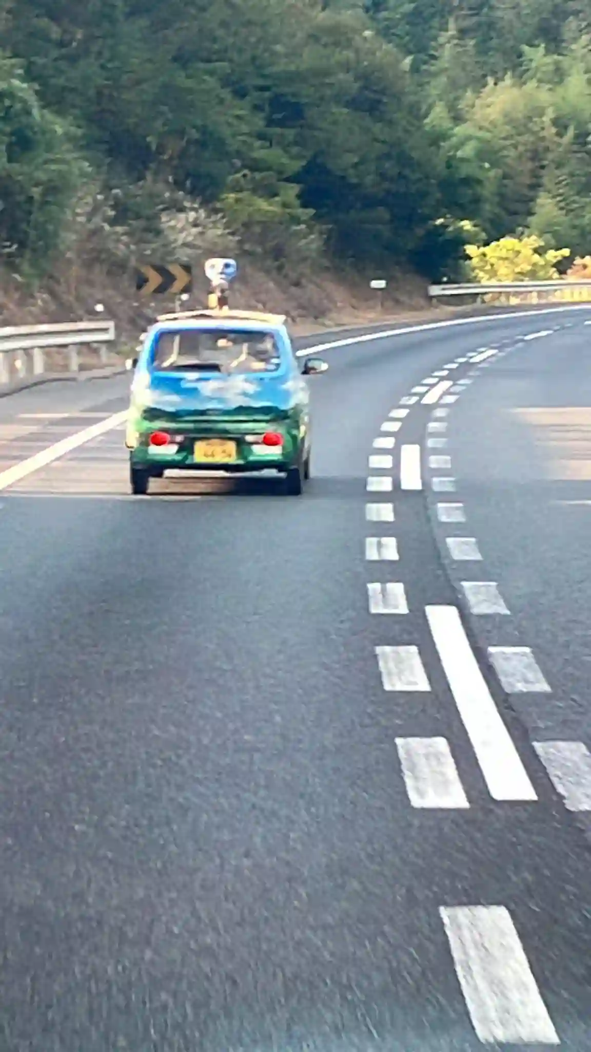 Picture of a Google Car spotted in Japan on January 27, 2025.