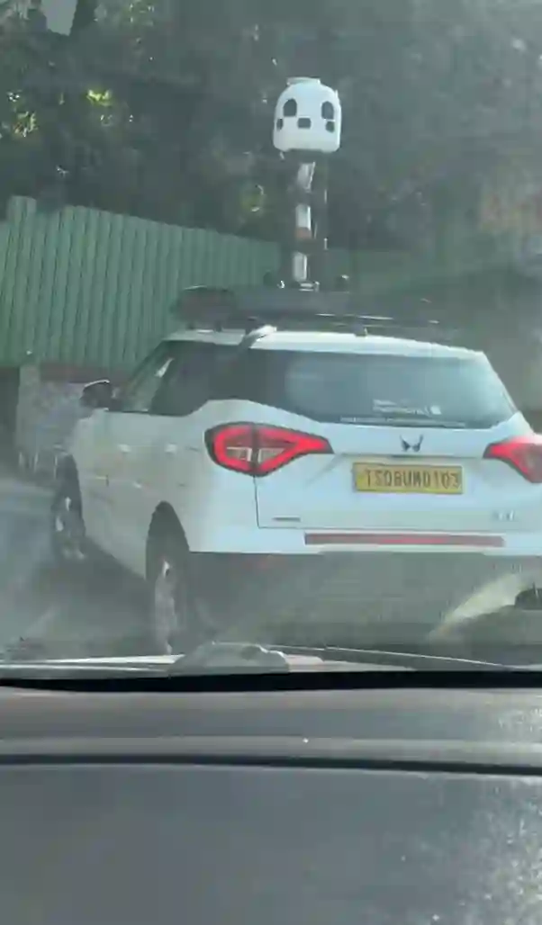 Picture of a Apple Car spotted in Gangtok, Sikkim, India on January 20, 2025.