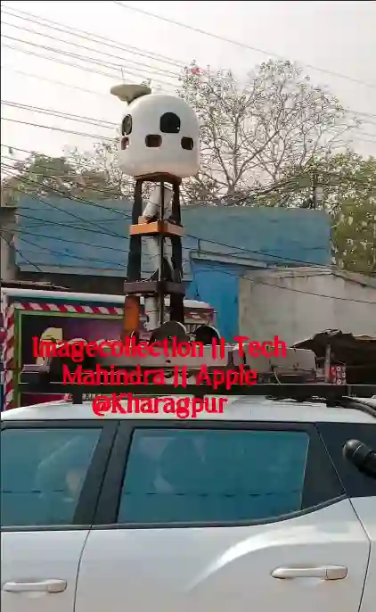 Picture of a Apple Car spotted in Kharagpur, West Bengal, India on January 2, 2025.