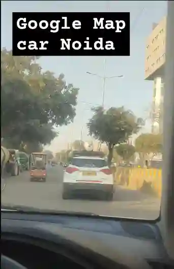 Picture of a Apple Car spotted in Noida, Uttar Pradesh, India on January 24, 2025.