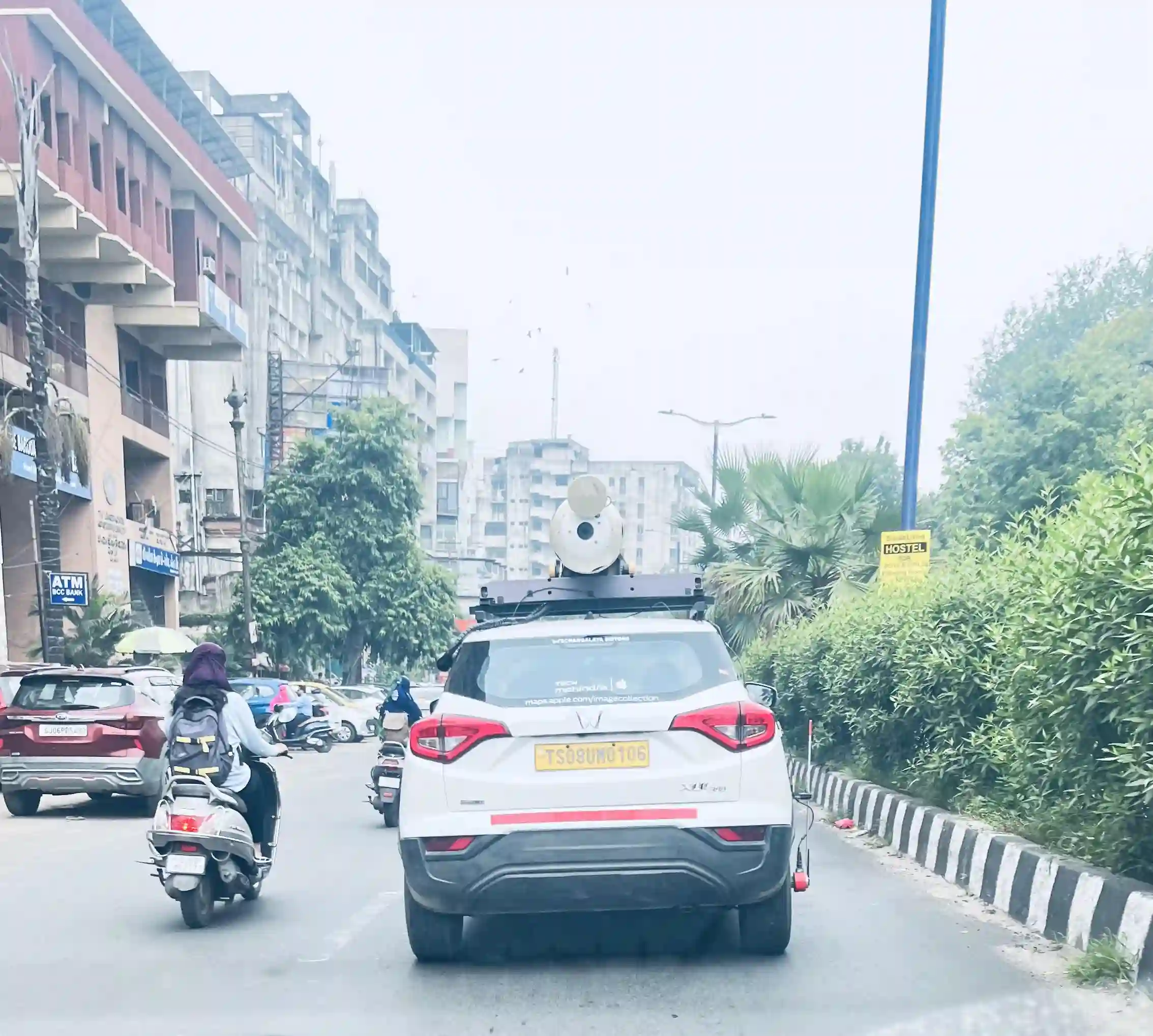 Picture of a Apple Car spotted in Vadodara, Gujarat, India on August 23, 2024.