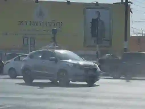 Picture of a Google Car spotted in Samran, Yasothon, Thailand on January 29, 2025.
