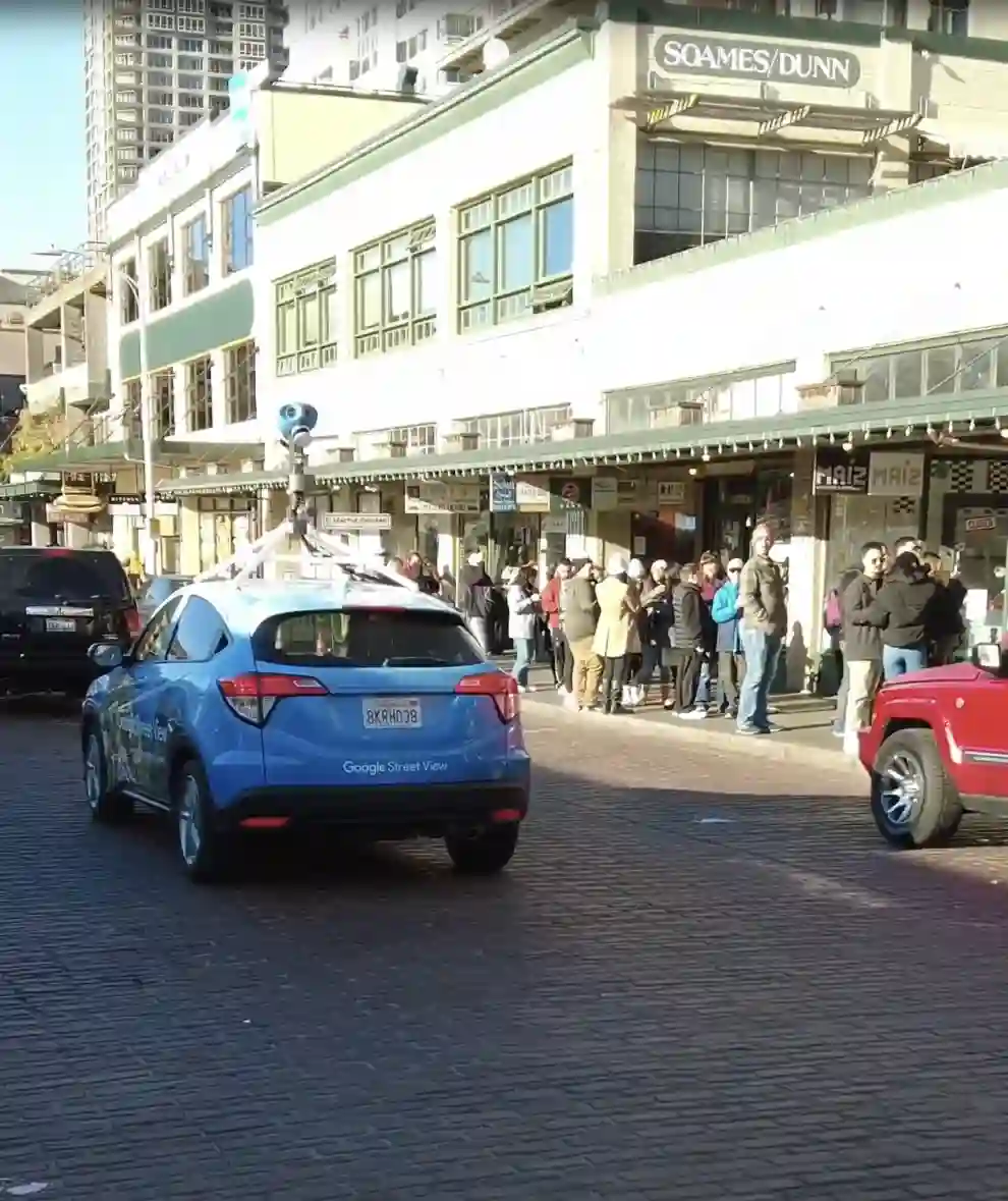 Picture of a Google Car spotted in Seattle, Washington, United States on January 29, 2025.