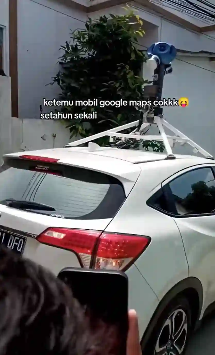 Picture of a Google Car spotted in Indonesia on January 25, 2025.