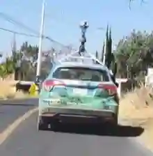 Picture of a Google Car spotted in Tlaxcala, Mexico on January 28, 2025.