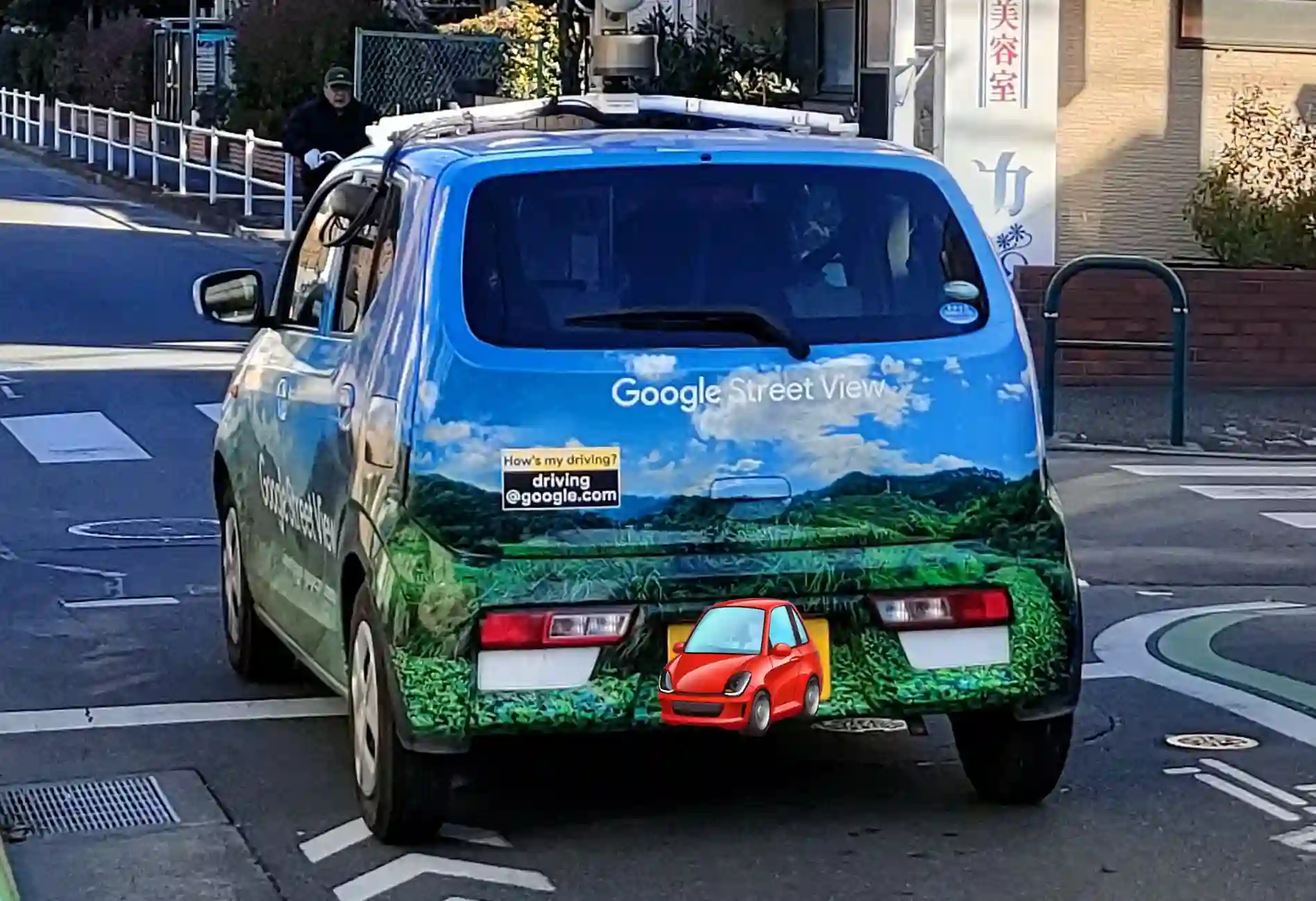 Picture of a Google Car spotted in Tokyo, Japan on January 31, 2025.