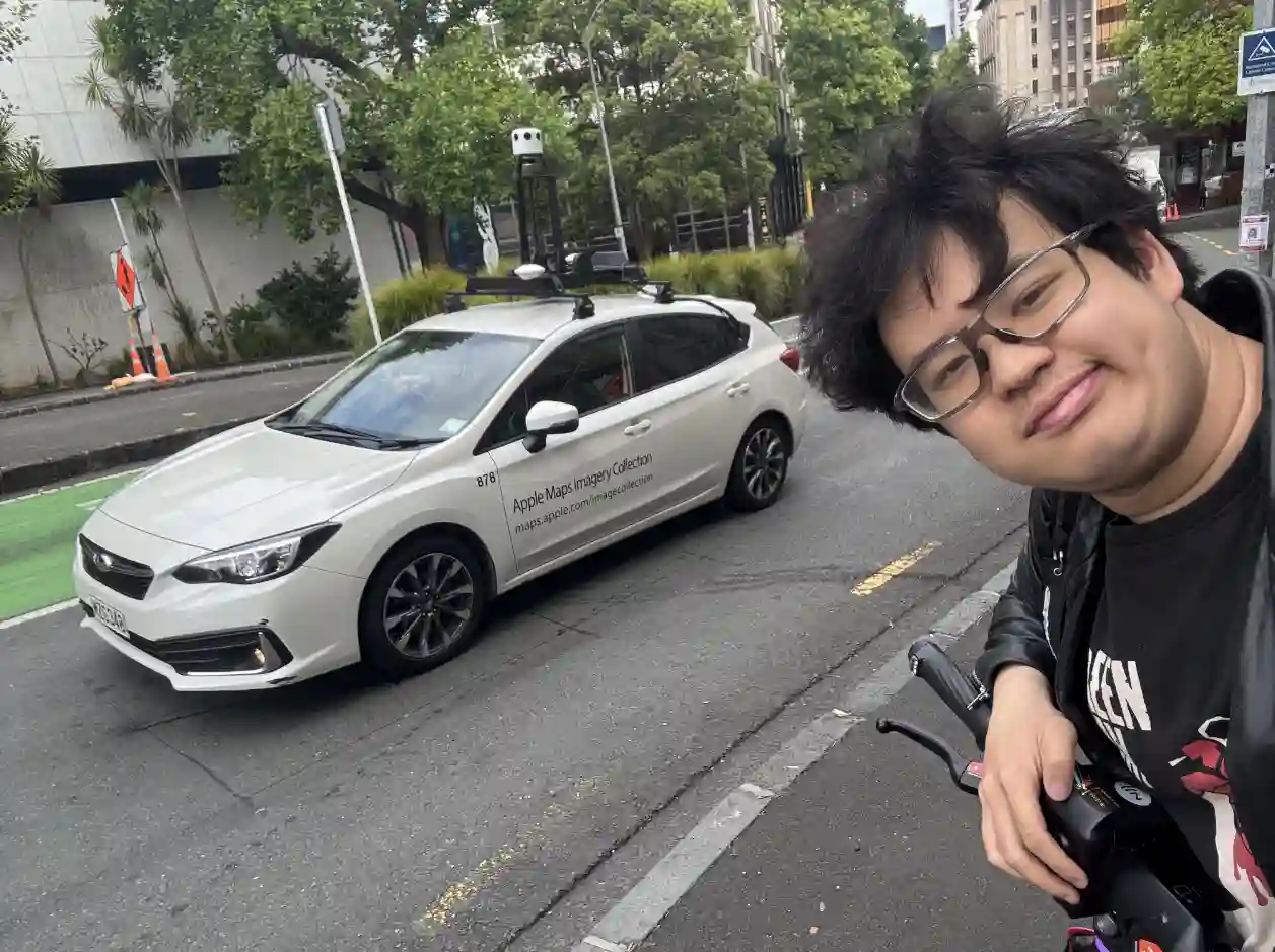 Picture of a Apple Car spotted in Auckland, New Zealand on January 30, 2025.