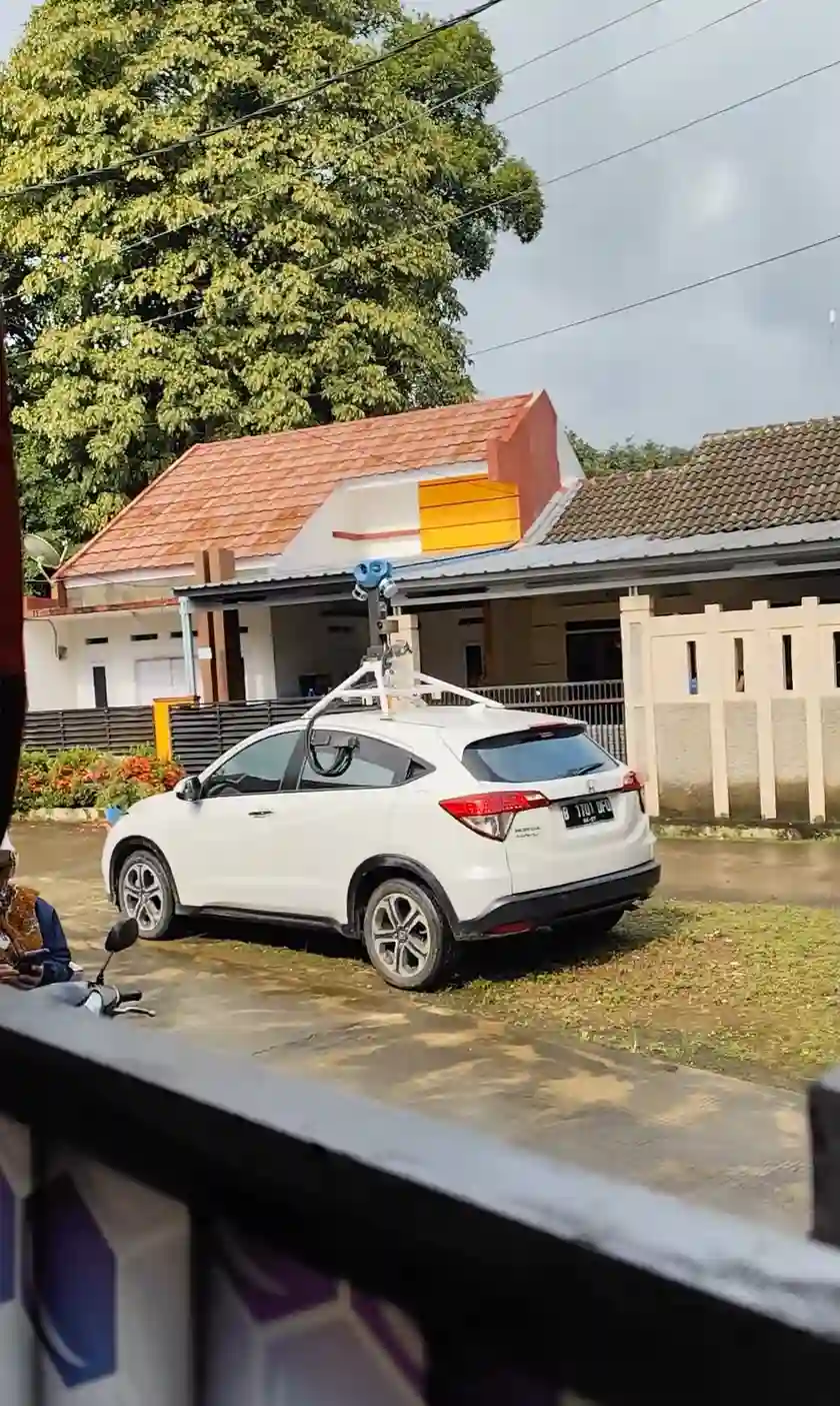 Picture of a Google Car spotted in Purwakarta, West Java, Indonesia on January 30, 2025.