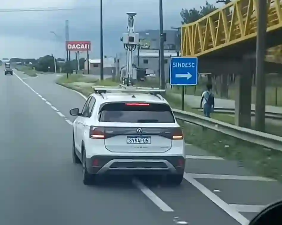 Picture of a Here Car spotted in São José dos Pinhais, Paraná, Brazil on January 28, 2025.