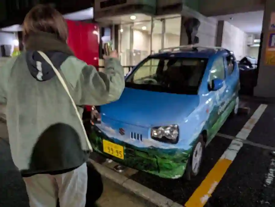 Picture of a Google Car spotted in Hiroshima, Japan on February 1, 2025.
