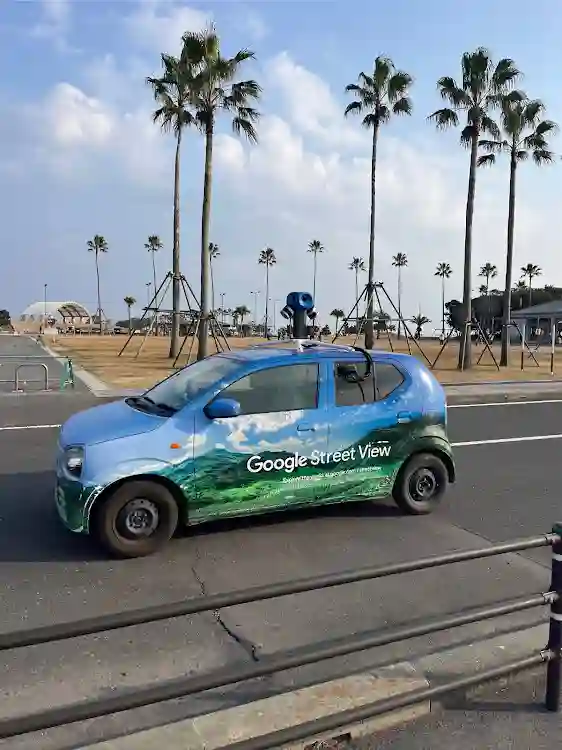 Picture of a Google Car spotted in Kagoshima, Kagoshima, Japan on January 25, 2025.