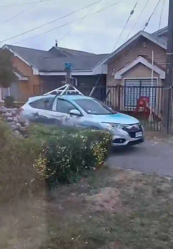 Picture of a Google Car spotted in Valdivia, Los Ríos, Chile on January 23, 2025.