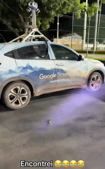 Picture of a Google Car spotted in Tailândia, Pará, Brazil on February 3, 2025.
