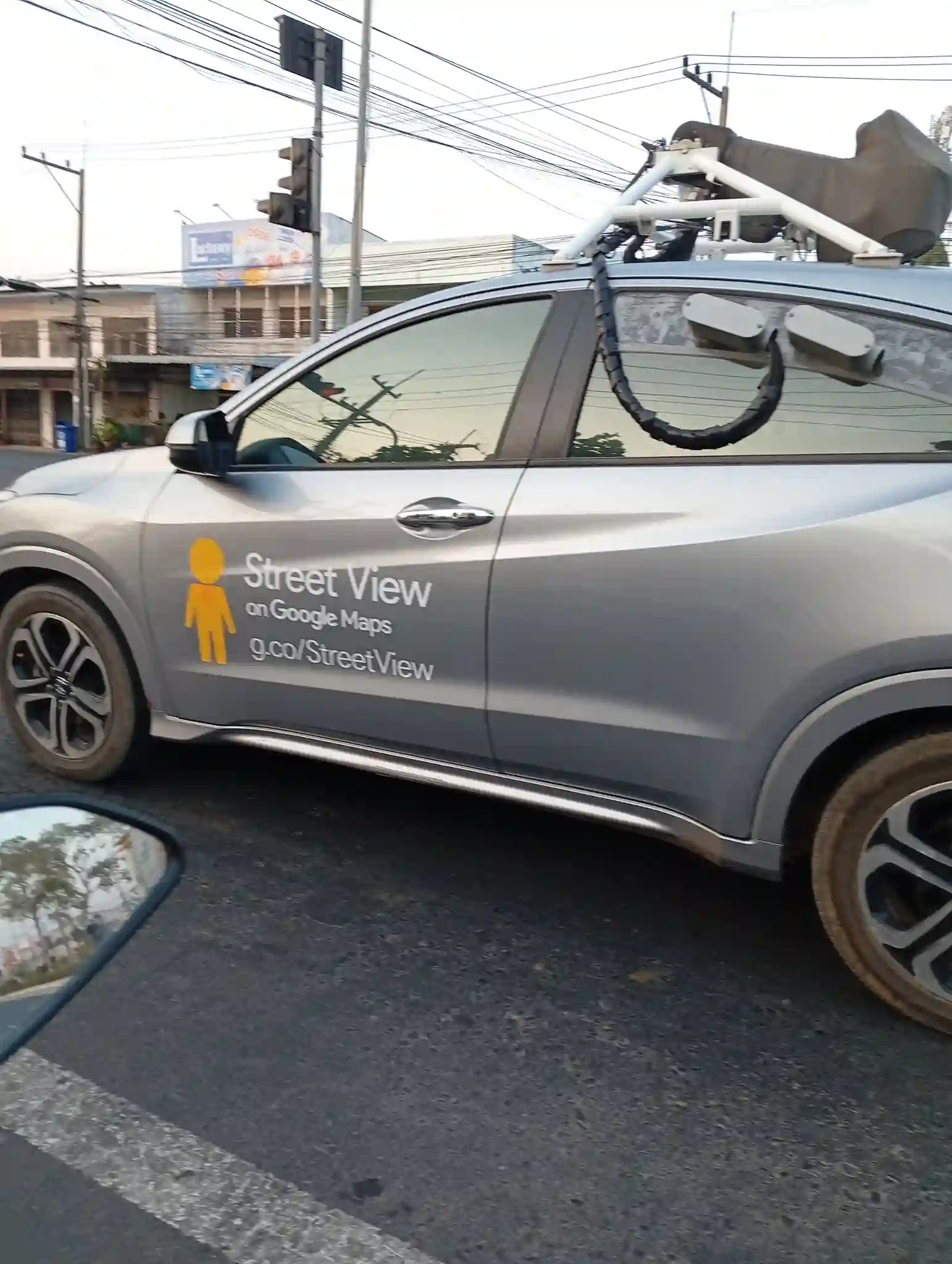 Picture of a Google Car spotted in Nai Mueang, Yasothon, Thailand on February 4, 2025.