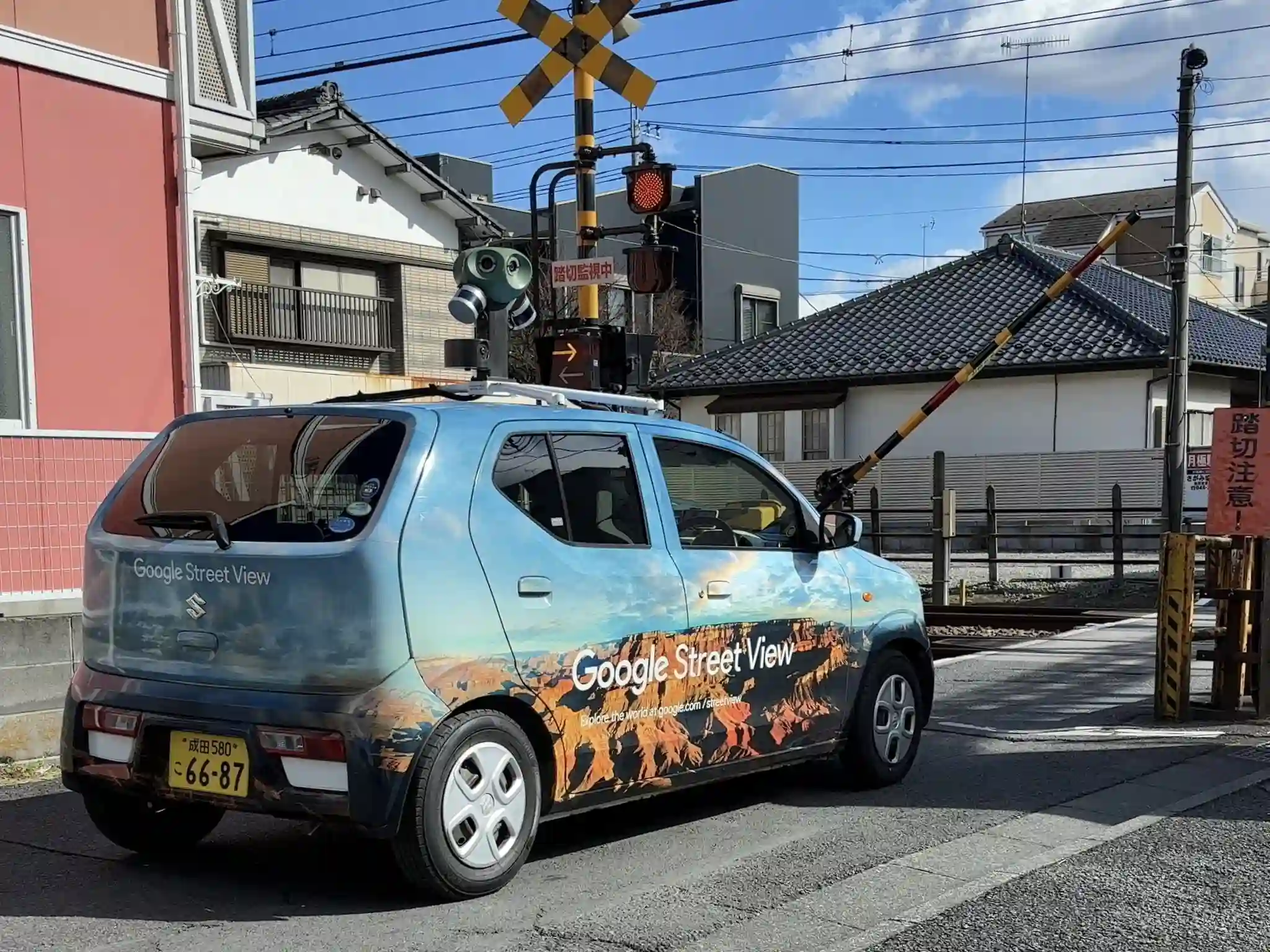 Picture of a Google Car spotted in Zama, Kanagawa, Japan on February 5, 2025.