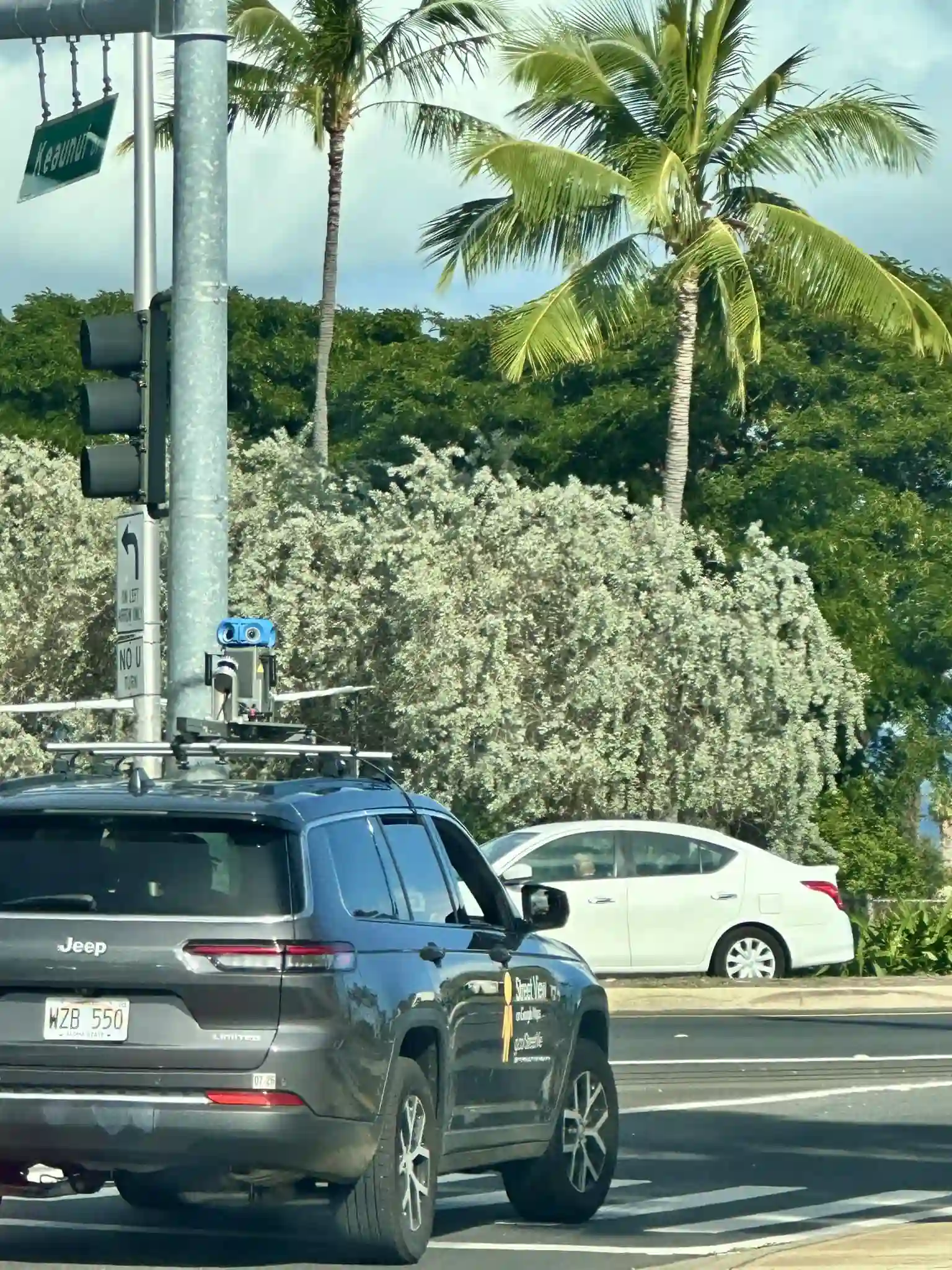 Picture of a Google Car spotted in Ewa Beach, Hawaii, United States on February 5, 2025.