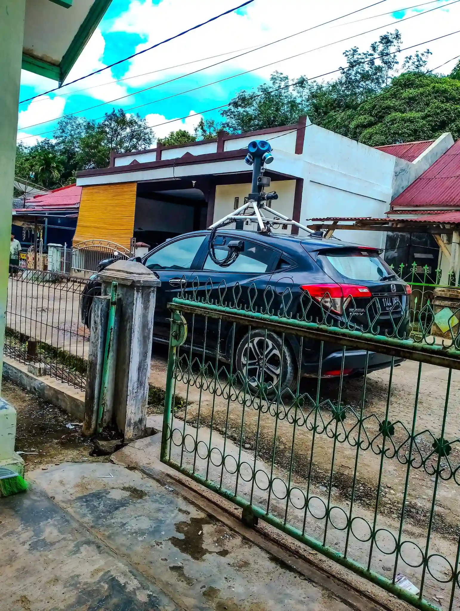 Picture of a Google Car spotted in Payakumbuh, West Sumatra, Indonesia on February 6, 2025.