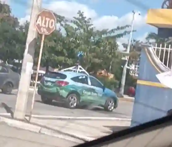 Picture of a Google Car spotted in Merida, Yucatan, Mexico on February 6, 2025.