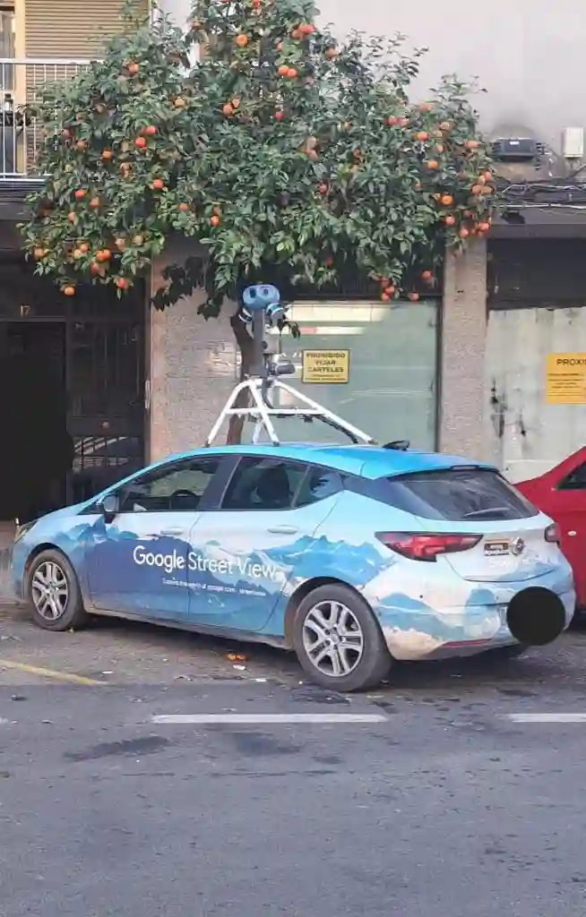 Picture of a Google Car spotted in Córdoba, Andalusia, Spain on February 6, 2025.