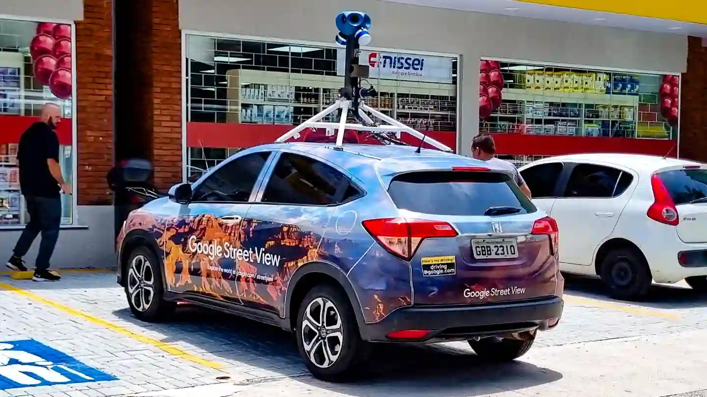 Picture of a Google Car spotted in São Paulo, State of São Paulo, Brazil on February 5, 2025.