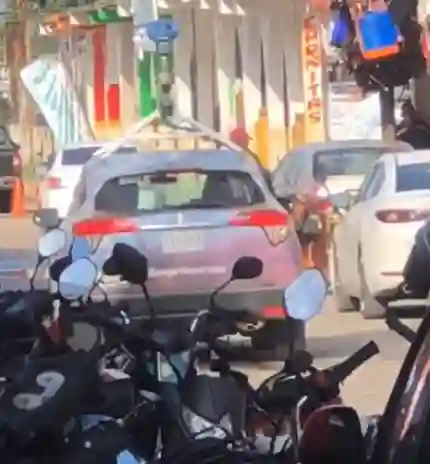 Picture of a Google Car spotted in Huimanguillo, Tabasco, Mexico on February 7, 2025.