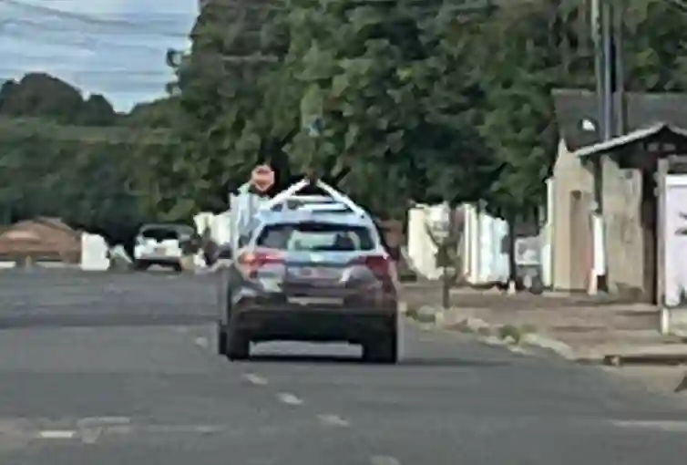 Picture of a Google Car spotted in Boa Vista, Roraima, Brazil on February 7, 2025.