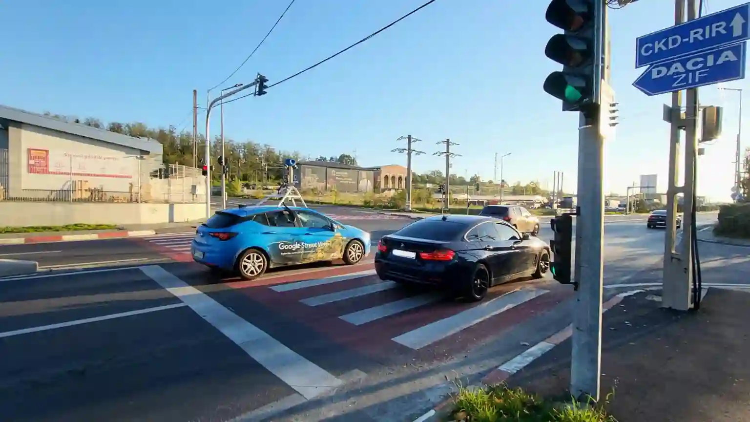 Picture of a Google Car spotted in Mioveni, Argeș County, Romania on October 22, 2024.