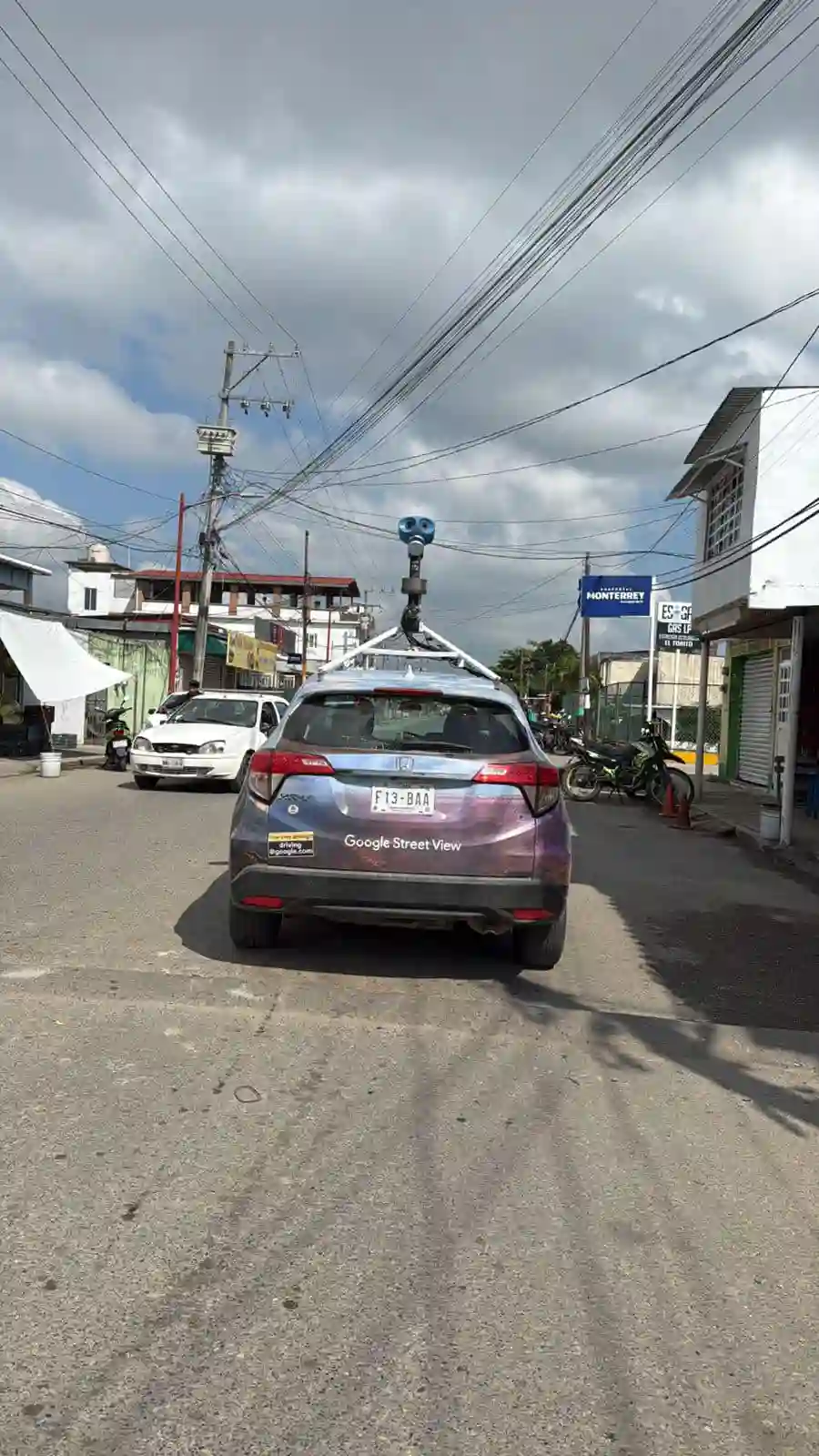 Picture of a Google Car spotted in Huimanguillo, Tabasco, Mexico on February 6, 2025.
