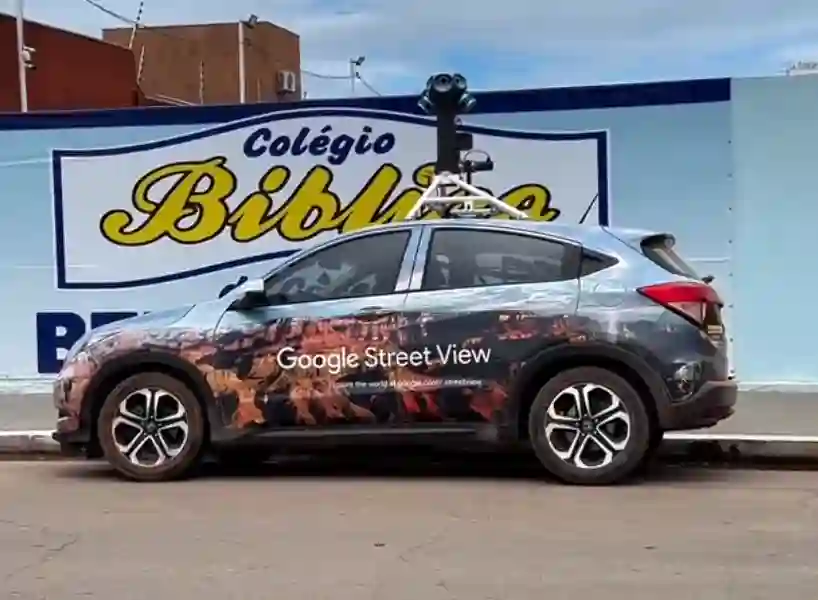Picture of a Google Car spotted in Cáceres, Mato Grosso, Brazil on February 6, 2025.