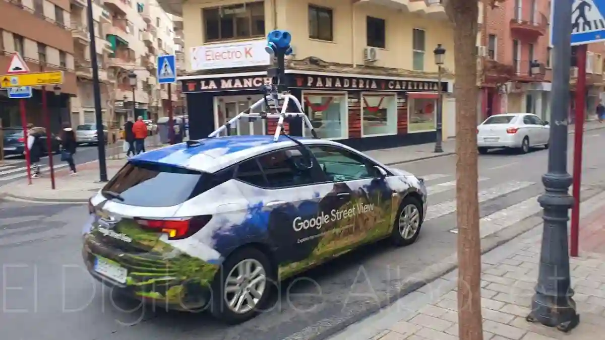 Picture of a Google Car spotted in Albacete, Castile-La Mancha, Spain on February 10, 2025.