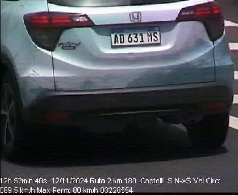 Picture of a Google Car spotted in Buenos Aires Province, Argentina on November 12, 2024.