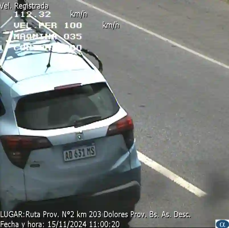 Picture of a Google Car spotted in Buenos Aires Province, Argentina on November 15, 2024.