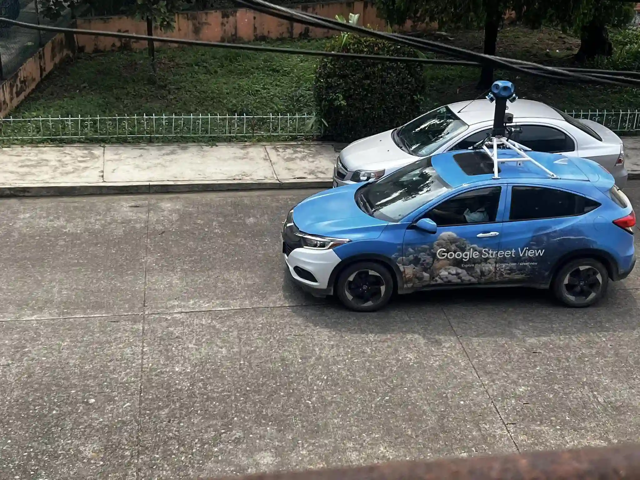 Picture of a Google Car spotted in Juárez, Chiapas, Mexico on February 11, 2025.