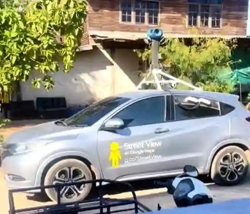 Picture of a Google Car spotted in Khon Kaen, Thailand on February 11, 2025.