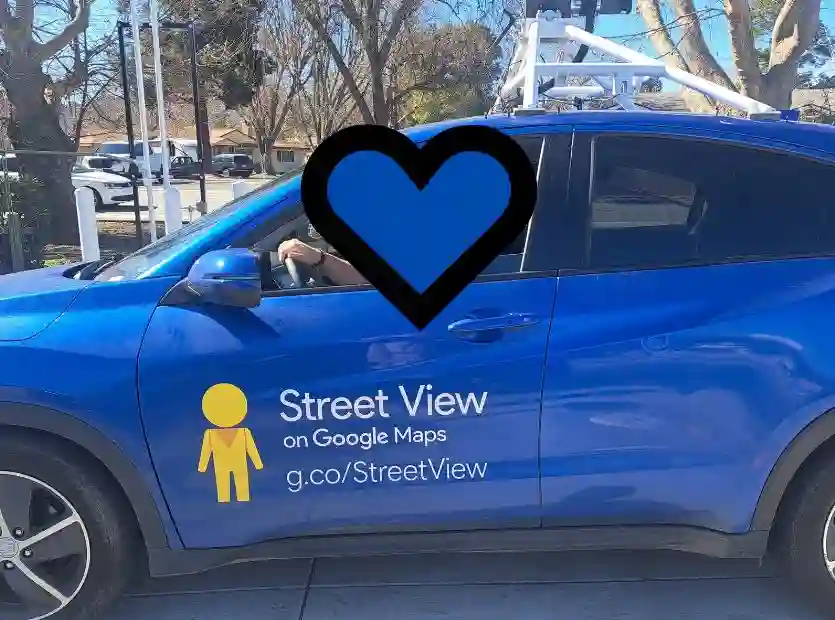 Picture of a Google Car spotted in Atascadero, California, United States on February 11, 2025.