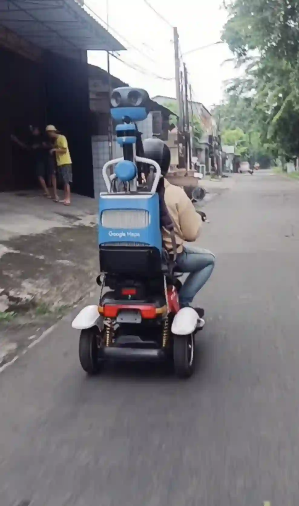 Picture of a Google Car spotted in Bekasi, West Java, Indonesia on February 11, 2025.