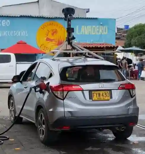 Picture of a Google Car spotted in Mariquita, Tolima, Colombia on February 13, 2025.