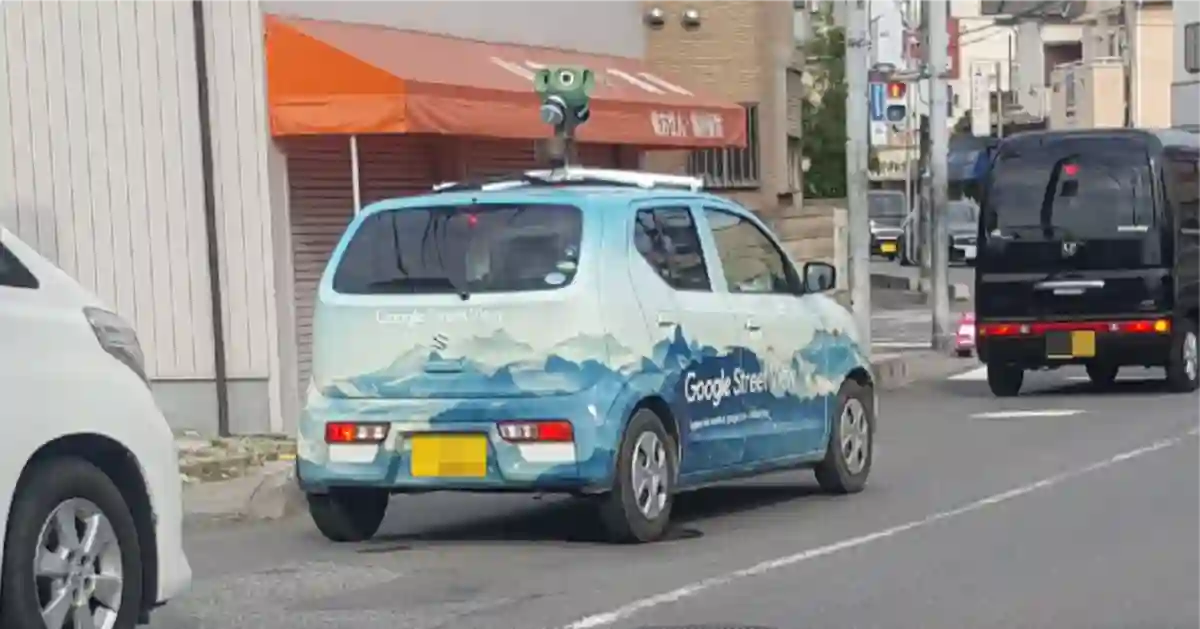 Picture of a Google Car spotted in Koshigaya, Saitama, Japan on February 12, 2025.