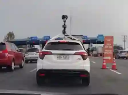 Picture of a Google Car spotted in Tarlac City, Central Luzon, Philippines on February 12, 2025.
