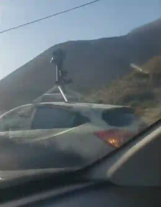 Picture of a Google Car spotted in Coquimbo, Chile on February 12, 2025.