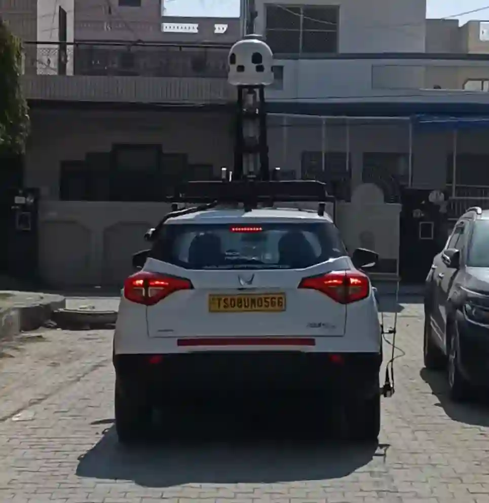 Picture of a Apple Car spotted in Sonipat, Haryana, India on February 14, 2025.