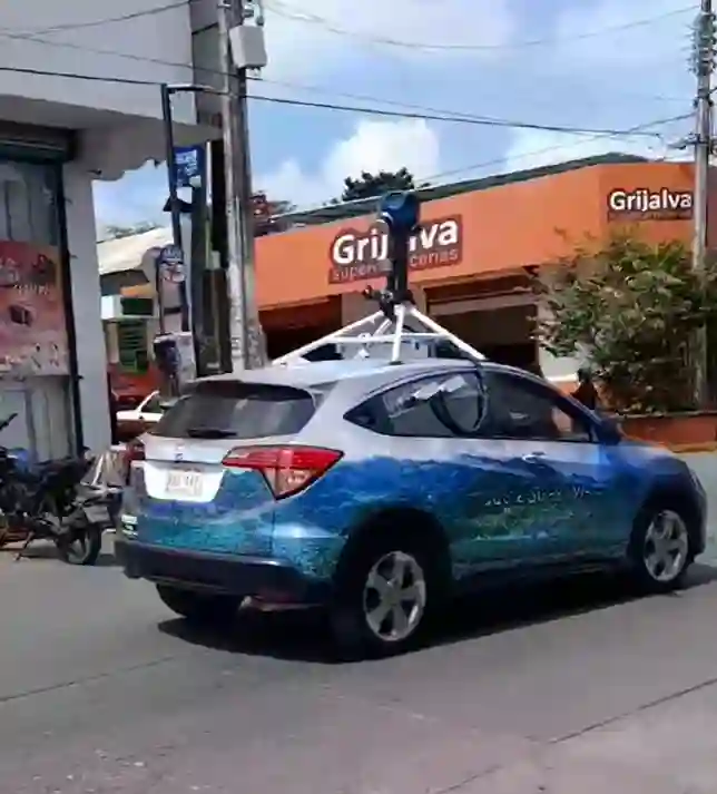 Picture of a Google Car spotted in Acayucan, Veracruz, Mexico on February 15, 2025.