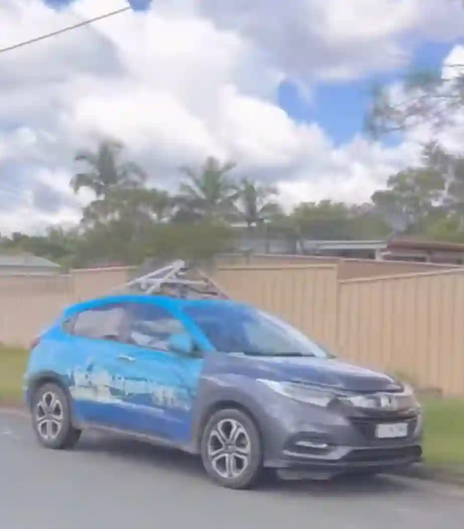 Picture of a Google Car spotted in Brisbane, Queensland, Australia on February 16, 2025.