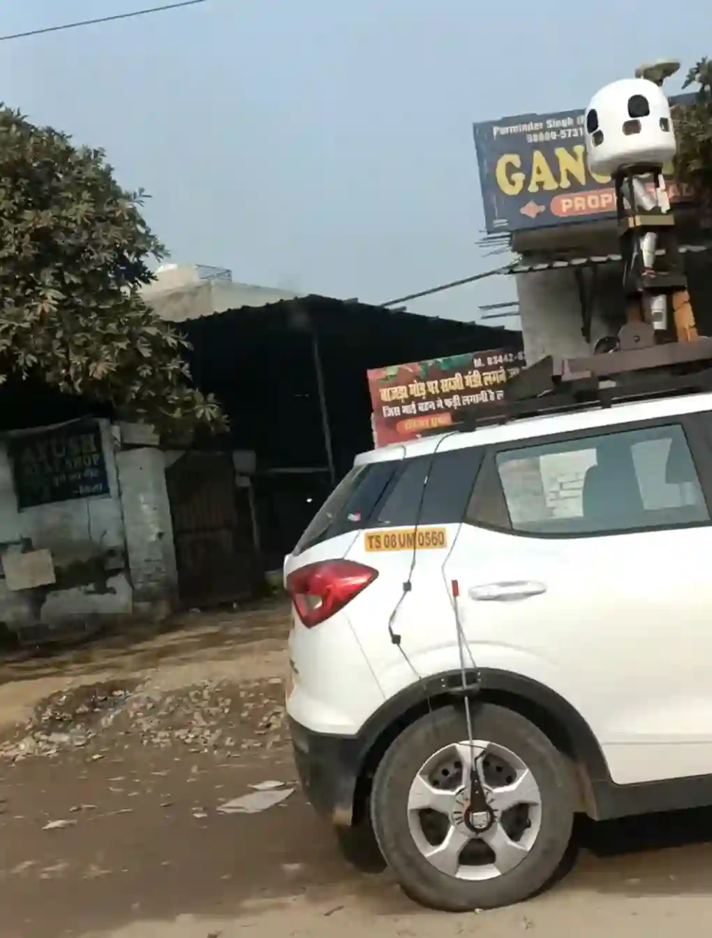 Picture of a Apple Car spotted in Ludhiana, Punjab, India on February 16, 2025.