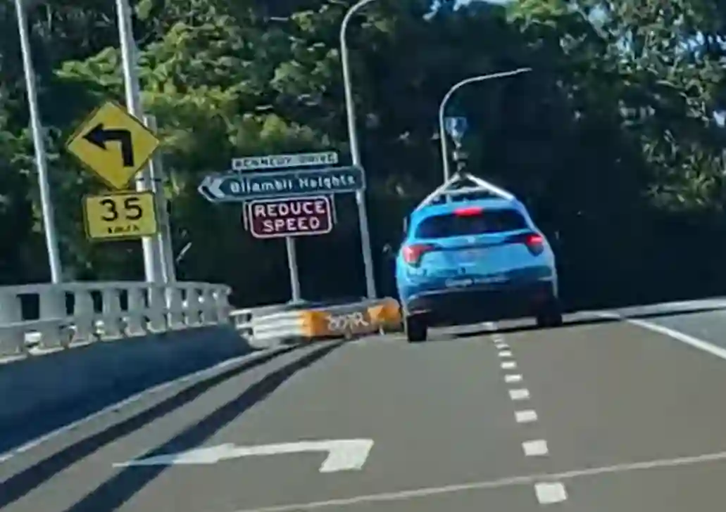 Picture of a Google Car spotted in Tweed Heads, New South Wales, Australia on February 15, 2025.
