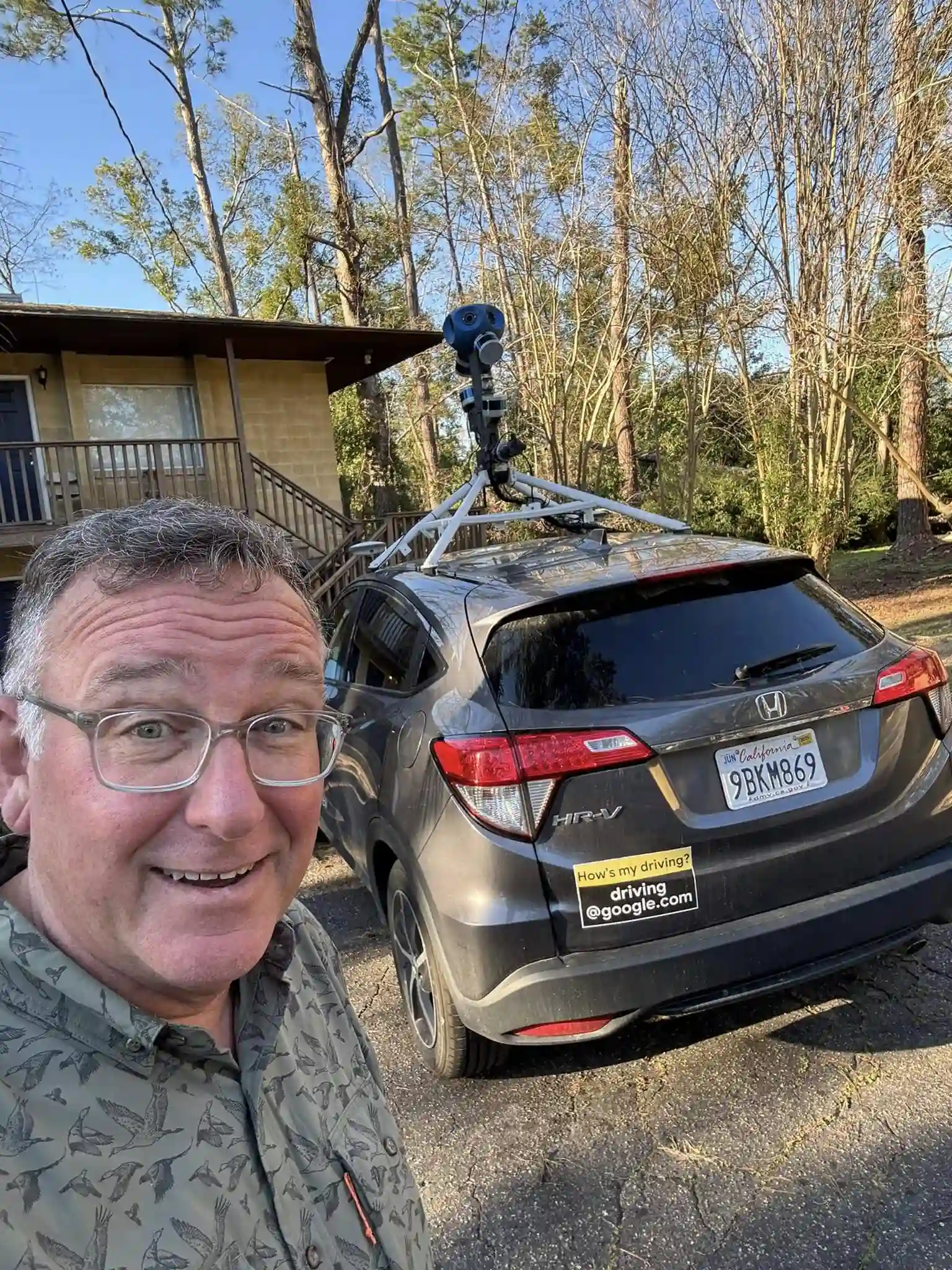 Picture of a Google Car spotted in Tallahassee, Florida, United States on February 17, 2025.