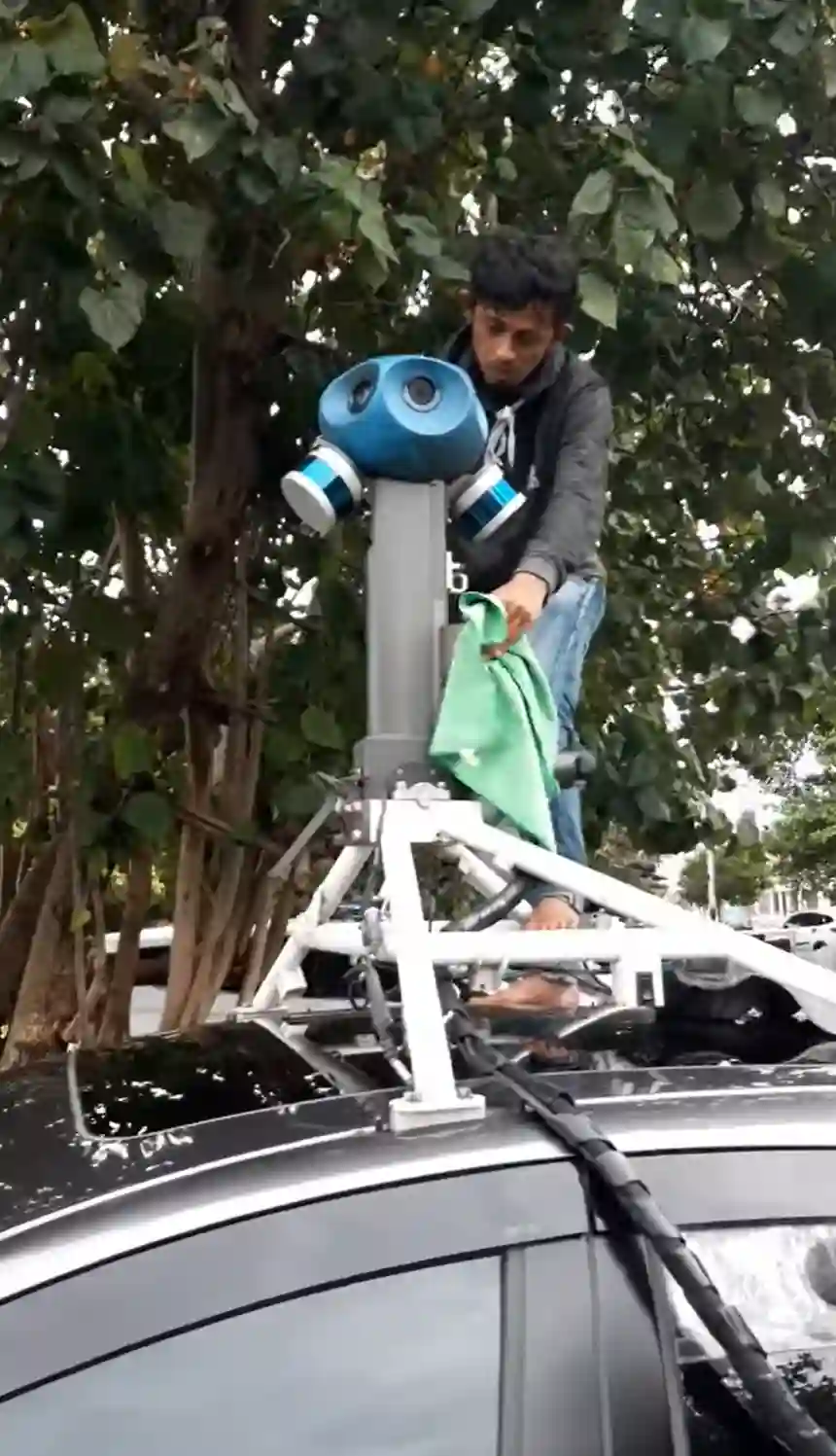 Picture of a Google Car spotted in Kota Padang, West Sumatra, Indonesia on February 19, 2025.